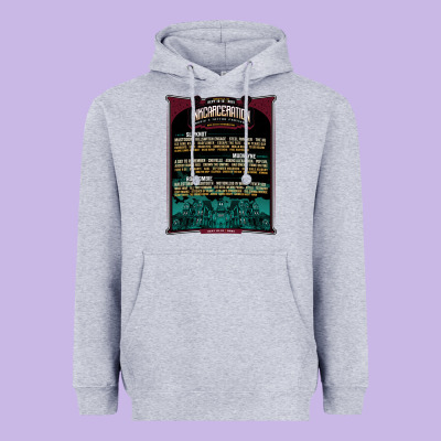 Face Mask Mansfield Ohio Inkcarceration Lineup Heavyweight Hoodie Designed By Artisfamous