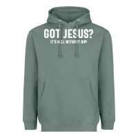 Sage Got Jesus It's Hell Without Him - Christian Heavyweight Hoodie - artisFamous