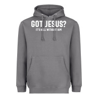 Storm Got Jesus It's Hell Without Him - Christian Heavyweight Hoodie - artisFamous