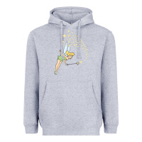 Heather Grey tinkerbell magic Heavyweight Hoodie - artisFamous