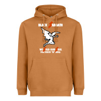 Meerkat black rock and roll Heavyweight Hoodie - artisFamous