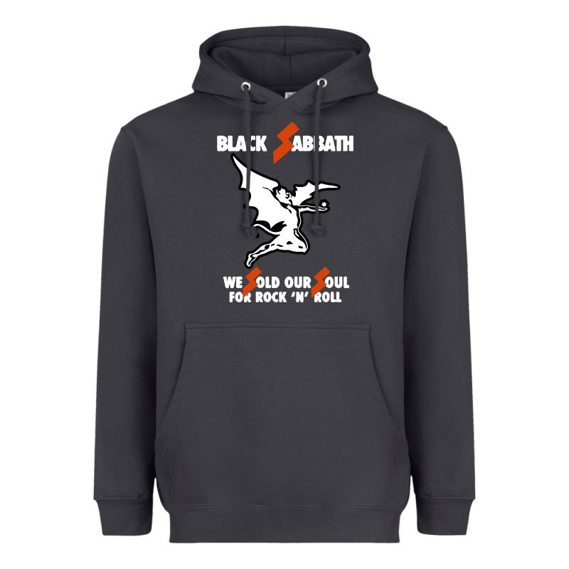 Black Rock And Roll Heavyweight Hoodie by artisFamous | Teevron