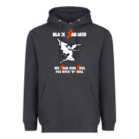 Black Rock And Roll Heavyweight Hoodie | Teevron