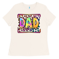 Bone lgbtq tie dye dad Ladies Tee - OliviaCreatesArt