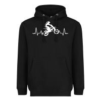 Black dirt bike Heavyweight Hoodie - artisFamous