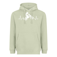 Matcha dirt bike Heavyweight Hoodie - artisFamous