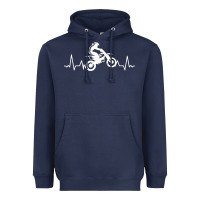 Navy dirt bike Heavyweight Hoodie - artisFamous