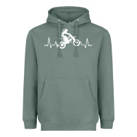 Sage dirt bike Heavyweight Hoodie - artisFamous