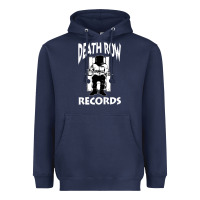 Navy death row records black Heavyweight Hoodie - artisFamous