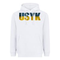 White USYK Heavyweight Hoodie - artisFamous