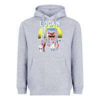 Heather Grey old man logan cover Heavyweight Hoodie - artisFamous