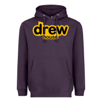Plum drew smile house Heavyweight Hoodie - artisFamous