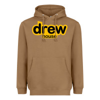 Toasted Coconut drew smile house Heavyweight Hoodie - artisFamous