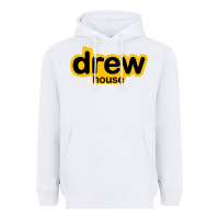 White drew smile house Heavyweight Hoodie - artisFamous
