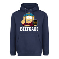 Navy beefcake Heavyweight Hoodie - artisFamous