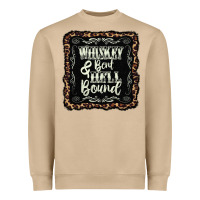 Mushroom whiskey bent hell bound black Heavyweight Sweatshirt - AdoDesignShop