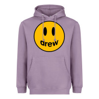 Lavender Drew Smile House Heavyweight Hoodie - artisFamous