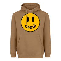 Toasted Coconut Drew Smile House Heavyweight Hoodie - artisFamous