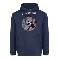 Navy streetlight manisfesto vertigo Heavyweight Hoodie - artisFamous