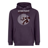 Plum streetlight manisfesto vertigo Heavyweight Hoodie - artisFamous