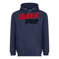 Navy dare shirt Heavyweight Hoodie - artisFamous