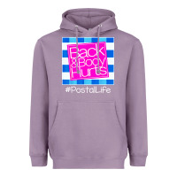 Lavender back and body hurts Heavyweight Hoodie - artisFamous