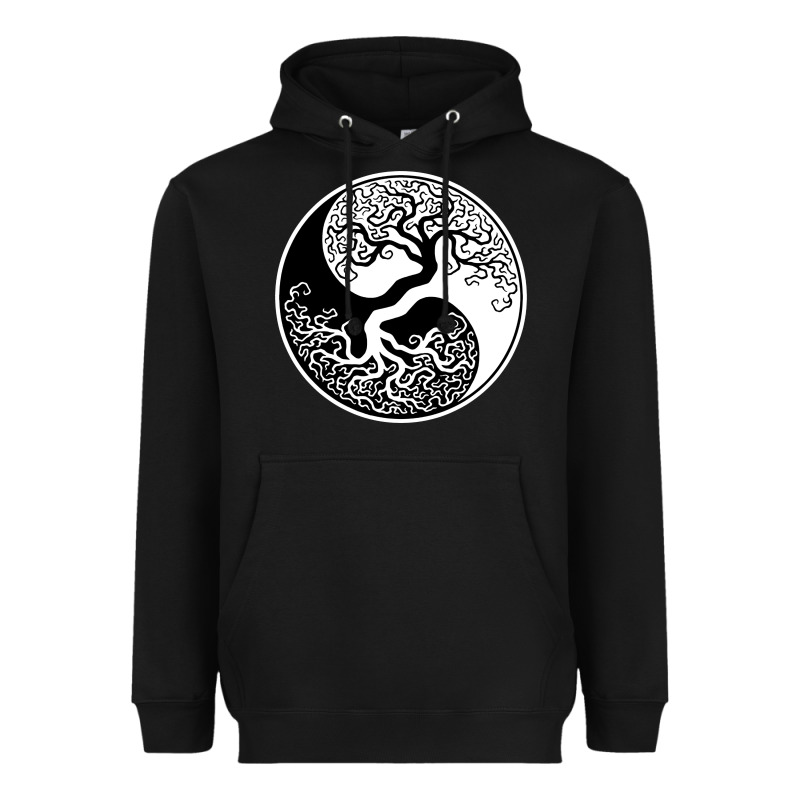 Tree Of Life Yin Yang Heavyweight Hoodie by artisFamous | Teevron