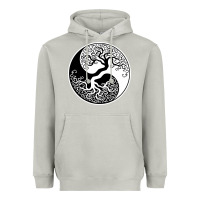 Moon Dust tree of life yin yang Heavyweight Hoodie - artisFamous