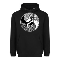 Tree Of Life Yin Yang Heavyweight Hoodie | Teevron