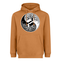 Meerkat tree of life yin yang Heavyweight Hoodie - artisFamous