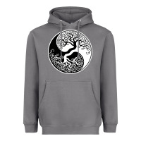 Storm tree of life yin yang Heavyweight Hoodie - artisFamous