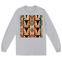 Moon Dust native american aztec seamless pattern 4 Long Sleeve Tee - BundleAndBundleShop