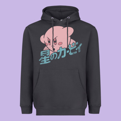Funny Kirby Kanji Heavyweight Hoodie Designed By Artisfamous