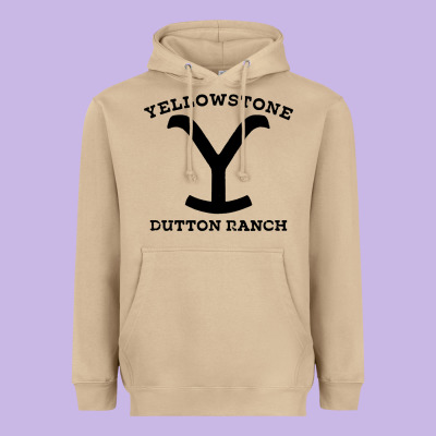 Black Stone Dutton Ranch Heavyweight Hoodie Designed By Artisfamous