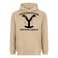 Mushroom black stone dutton ranch Heavyweight Hoodie - artisFamous