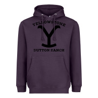 Plum black stone dutton ranch Heavyweight Hoodie - artisFamous