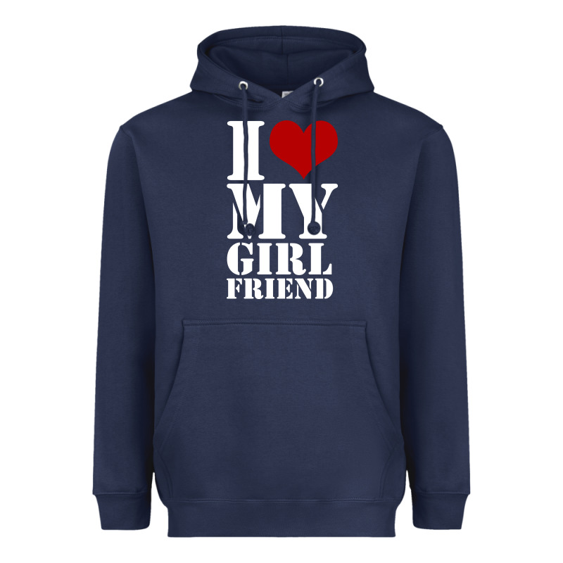 I Heart My Girlfriend Shirt Heavyweight Hoodie by artisFamous | Teevron