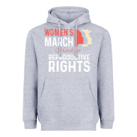 Heather Grey women’s march for reproductive rights pro choice feminist, women’s Heavyweight Hoodie - artisFamous