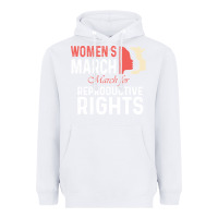 White women’s march for reproductive rights pro choice feminist, women’s Heavyweight Hoodie - artisFamous