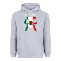 Heather Grey canelo alvarez Heavyweight Hoodie - artisFamous