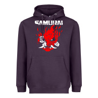 Plum cyberpunk 2077 Heavyweight Hoodie - artisFamous