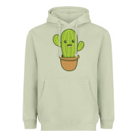 Matcha happy cactus hug me please Heavyweight Hoodie - artisFamous