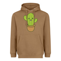 Toasted Coconut happy cactus hug me please Heavyweight Hoodie - artisFamous