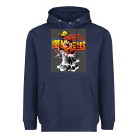 Navy cartoon Heavyweight Hoodie - artisFamous
