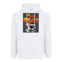 White cartoon Heavyweight Hoodie - artisFamous