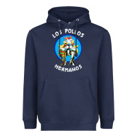 Navy los pollos hermanos classic Heavyweight Hoodie - artisFamous