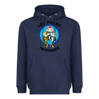 Navy los pollos hermanos classic Heavyweight Hoodie - artisFamous