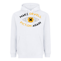 White make orwell fiction again Heavyweight Hoodie - artisFamous