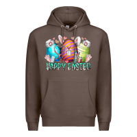 Coffee happy easter day eggs nurse Premium Hoodie - RacoonDesign