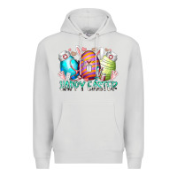 Dove Grey happy easter day eggs nurse Premium Hoodie - RacoonDesign